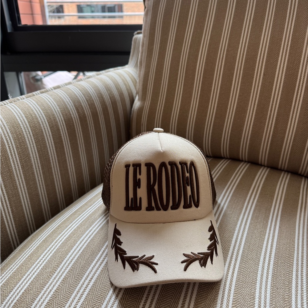 Anthropologie, Le Rodeo Brown Trucker Hat